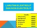 Larutan elektrolit dan non elektroli syaht