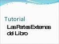 Las Partes Externas Del Libro  2  Tutorial