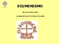 Las religiones y el ecumenismo