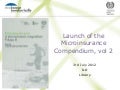 Launch of the Microinsurance Compendium