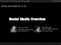 Government 2.0: Social Media in the Age of Obama