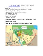 Lavender city dong nai gia re