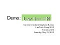 Demo: Law Firm KM - LawTechCamp 2012