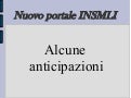 Nuovo portale INSMLI: alcune anticipazioni