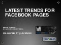 Latest Facebook Page Trends #LeWeb