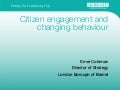 Barnet Council Citizen Engagement Presentation Jan 09