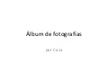 áLbum de fotografías