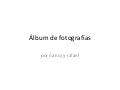 áLbum de fotografías