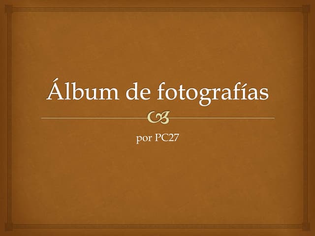 áLbum de fotografías