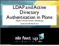LDAP and Active Directory Authentication in Plone