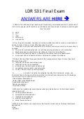 LDR 531 LDR/531 Final EXAM MCQ`s Correct Answers 100%