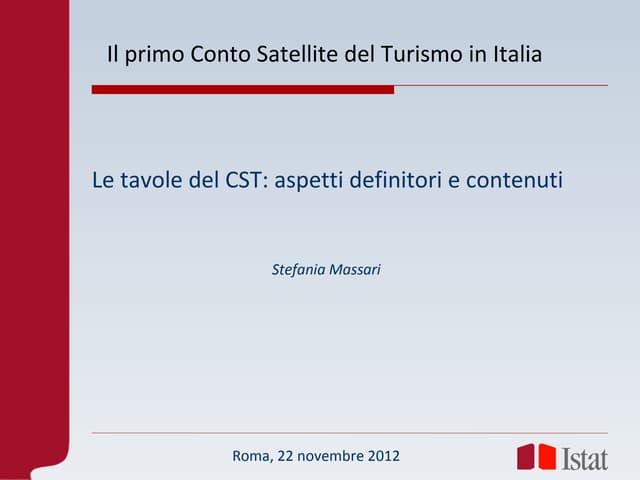 Stefania Massari - Le tavole del CST: aspetti definitori e contenuti