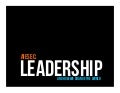 Leadership changes the world