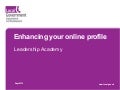 Enhancing your online profile, for councillors