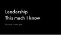 Leadership