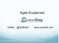 Agile Explained by LeanDog