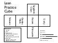 Lean practice cube