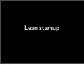 Leanstartup deel 1