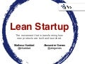 Lean Startup - Ágiles 2011 Buenos Aires