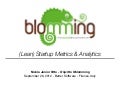 Lean Startup Metrics & Analytics