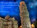 The Lean Tech Stack