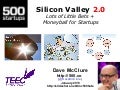 Silicon Valley 2.0: Lots of Little Bets