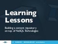 Learning Lessons: Building a CMS on top of NoSQL technologies