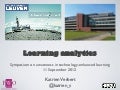 Learning analytics 
