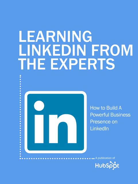 Learning liked in from experts