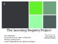 Learning registry presentation