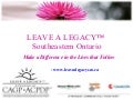 Leave a Legacy Public Presentation