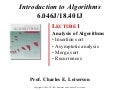 Lec1 Algorthm