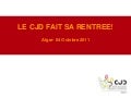 Plénière de rentrée : Synthèses des attentes des JDs - 4 Octobre 2011 - Tantra Alger