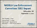 Enforcement & Training  Committee Report 2011