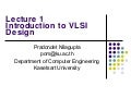 Introduction to VLSI 