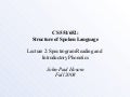 Phonetics