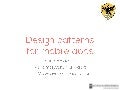 Design Patterns for mobile apps