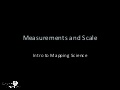 Measurement and Scale