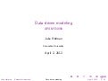 Data-driven modeling: Lecture 09