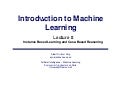 Lecture8 - From CBR to IBk