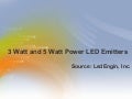 3 Watt and 5 Watt Power LED Emitters