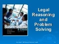Legal Reasoning & Problem Solving