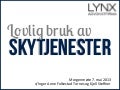Legal cloud computing