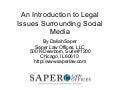 Legal Implications Of Social Media