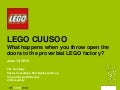 LEGO CUUSOO at Brickworld 2012