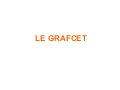 Le grafcet cours & exercices corrigés