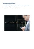 Lehman brothers - Crise des subprimes