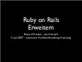 Lehmanns Rails Erweitern
