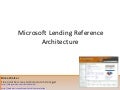 Microsoft Lending Reference Architecture