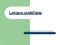 Lengua Castellana